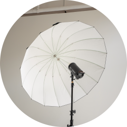 White umbrella 165cm